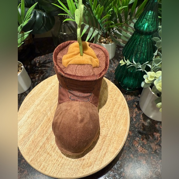 Disney Pixar Wall-E Brown Boot with Green Plant Plush Toy 7” - RARE - Picture 6 of 9